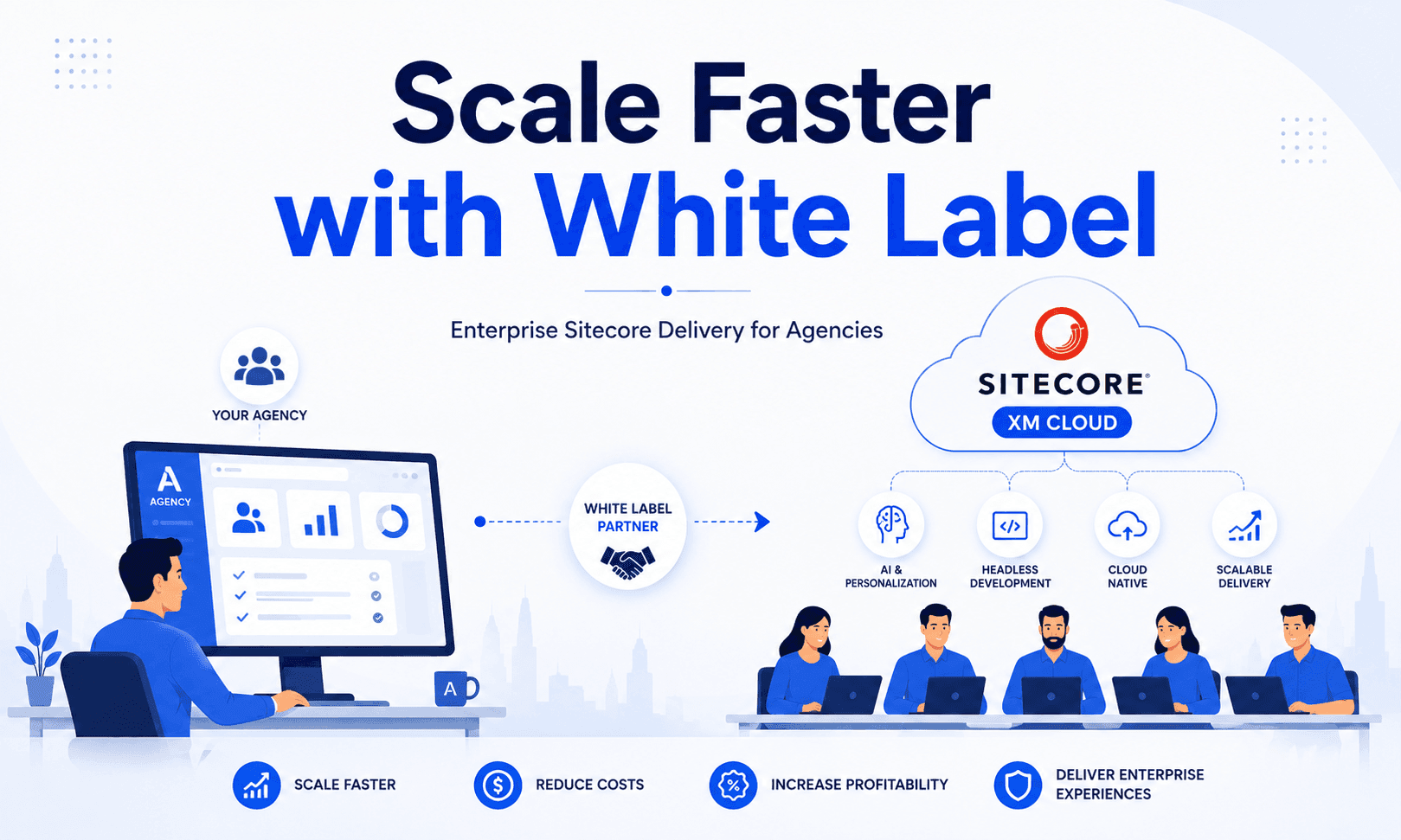 Sitecore White Label Development: How Agencies Scale Faster & Increase Profit