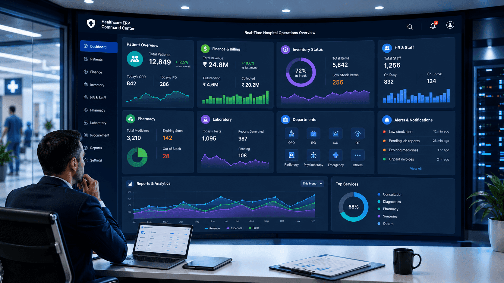 Case Study Healthcare ERP Software