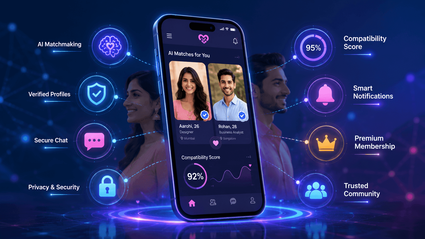 AI-Powered Matrimonial App Development
