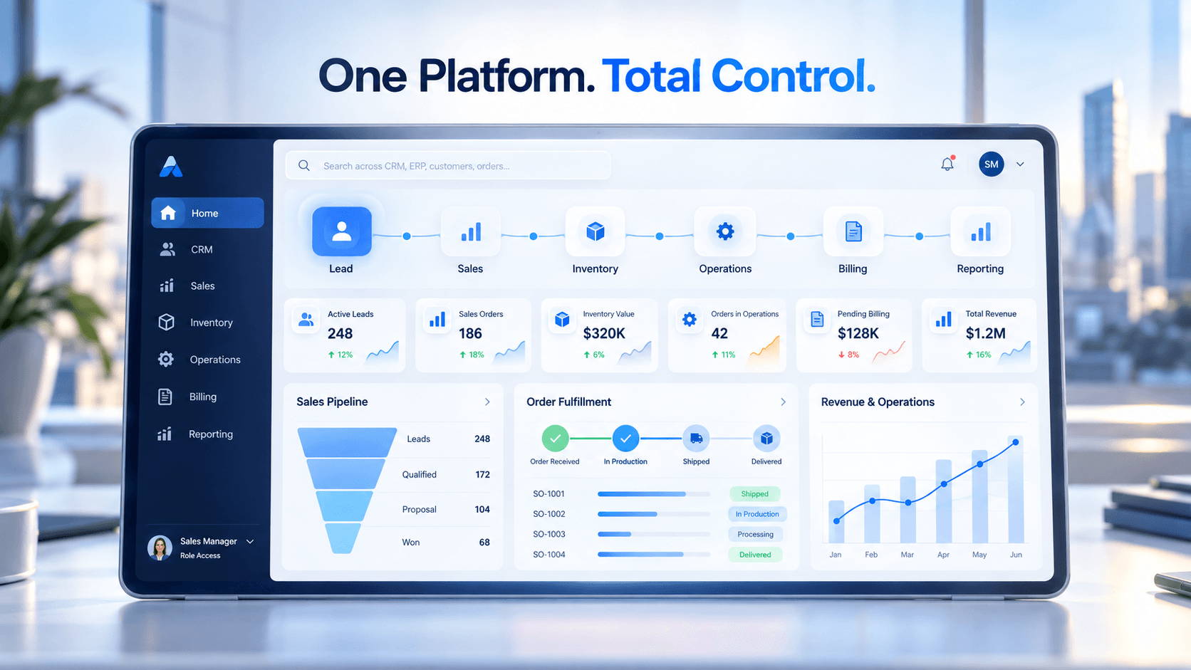 Custom CRM and ERP Software for Growing Businesses in India, UAE and Southeast Asia