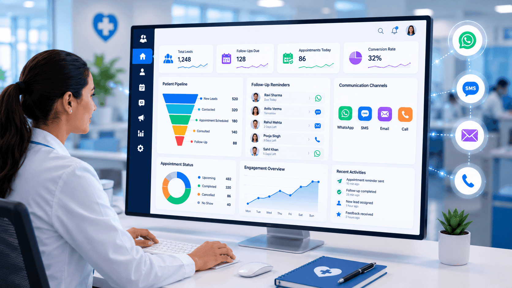 Case Study Healthcare CRM Software for Hospitals & Clinics
