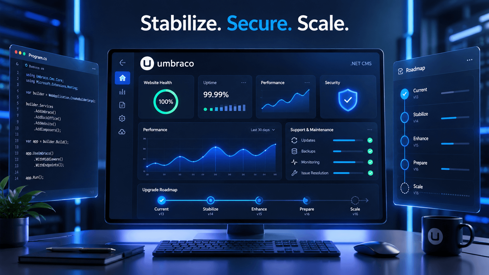Umbraco Development Support & .NET CMS Maintenance for Scalable Business Platforms