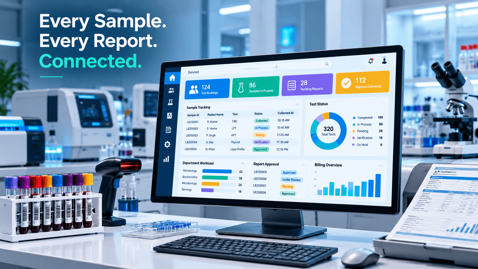 Lab Management Software in Ranchi: Pathology, Radiology, Billing & Digital Reports