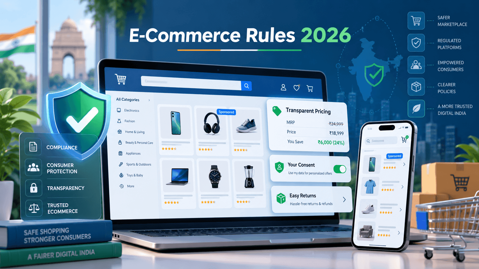 India E-Commerce Rules 2026: 9 Changes Online Businesses Must Make Before 2027