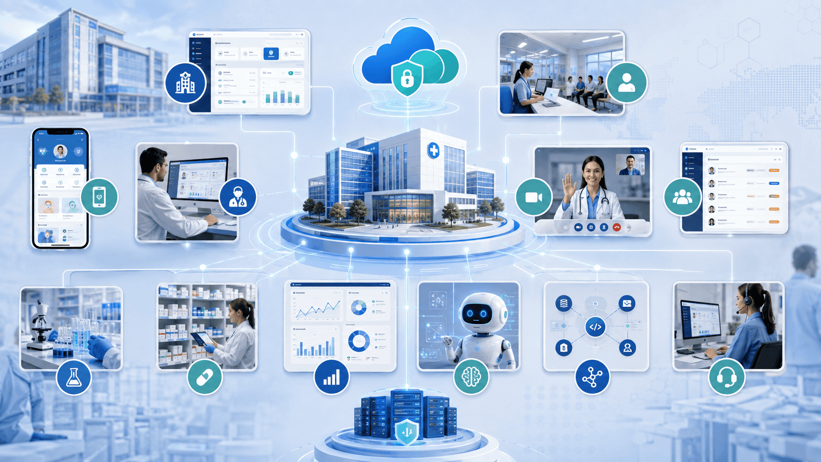 Healthcare Digital Transformation Case Study: Hospital Workflow, HMS & AI Consulting