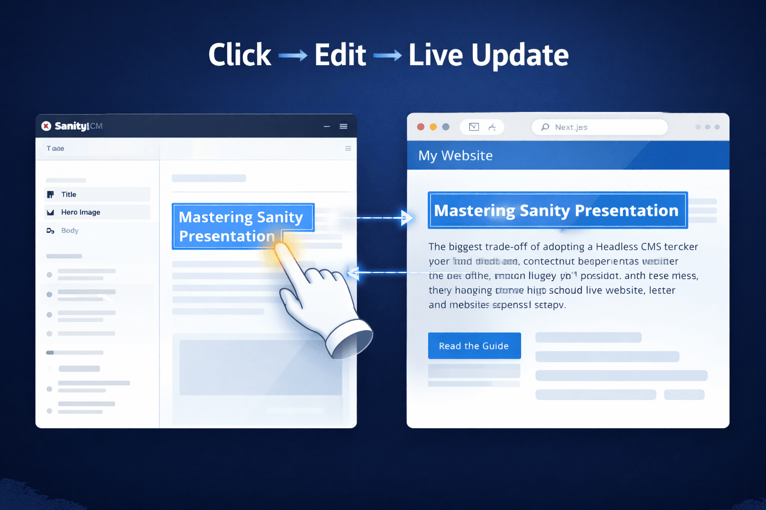 Mastering Sanity Presentation: Live Visual Editing Across Separate Projects