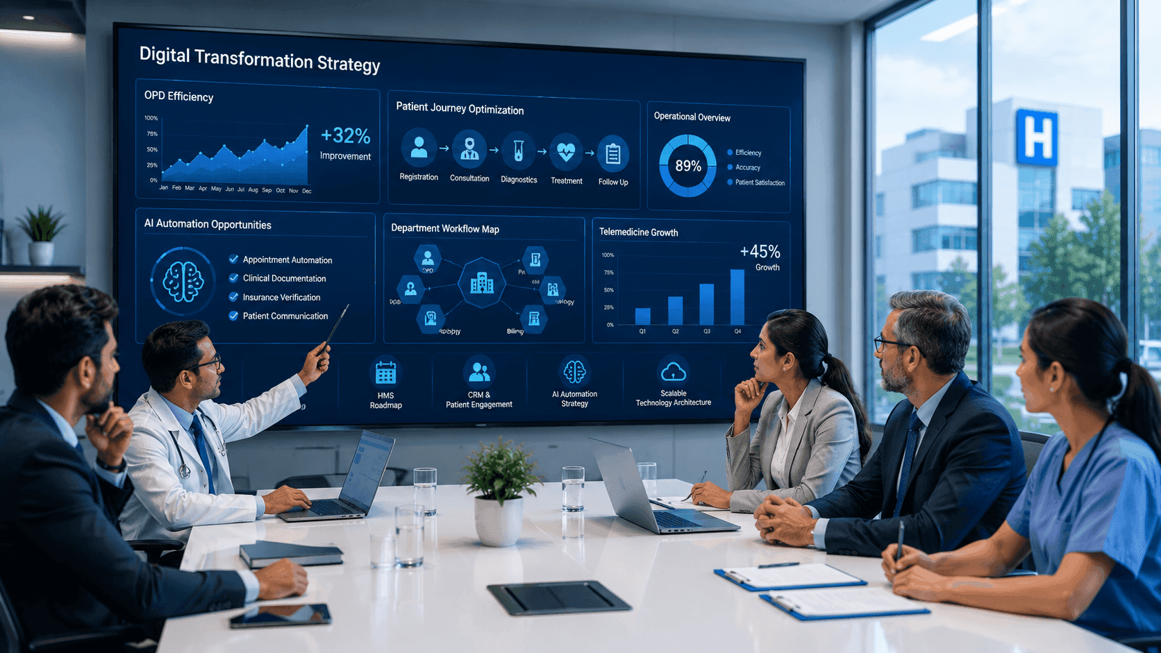 Case Study Healthcare Digital Transformation Consulting for Hospitals