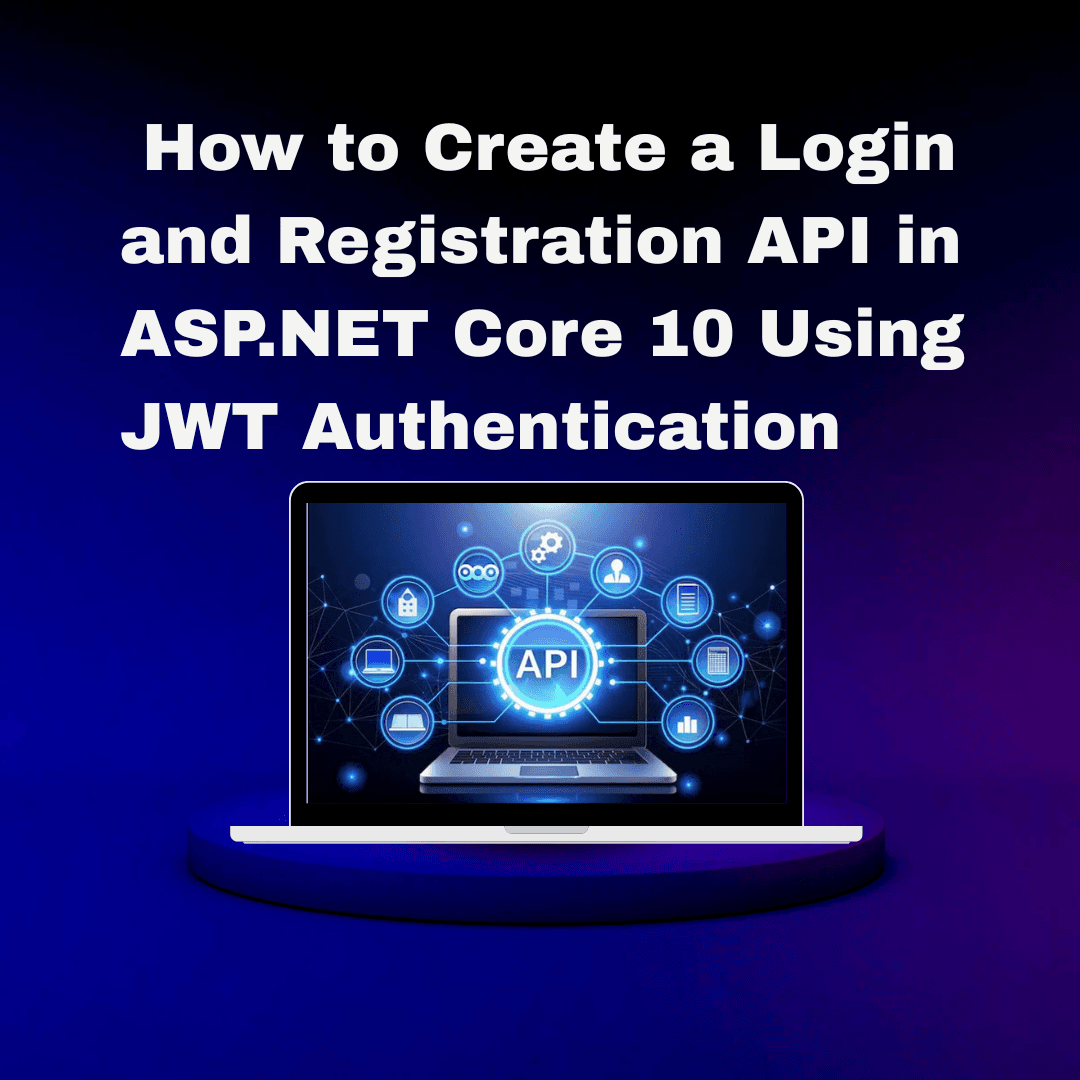 Login & Registration API in ASP.NET Core 10 Using JWT
